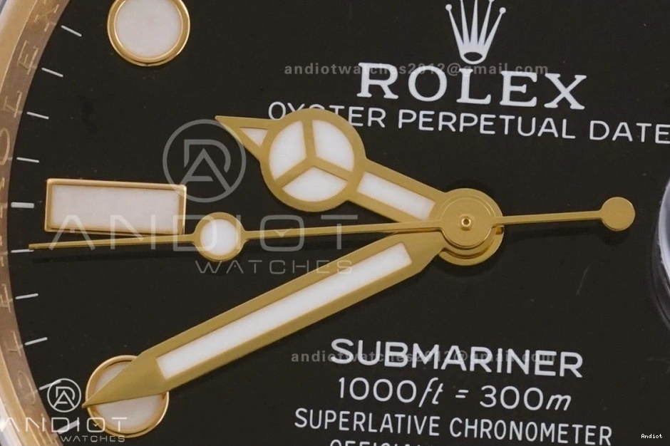 Bracelet On LN Best 1:1 Dial Black YG Submariner Edition 126618 YG SH3235 Clean 0407